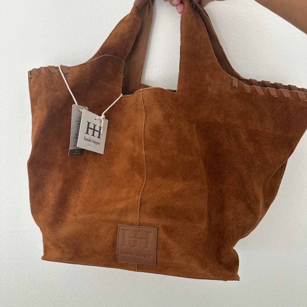 Haute Hippie Tan Suede Tote